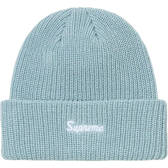 Supreme Loose Gauge Beanie - LT Blue Supreme