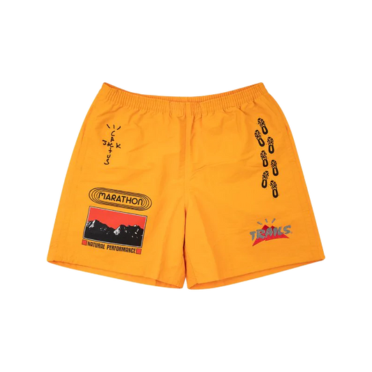 Travis Scott Path Shorts - Gold