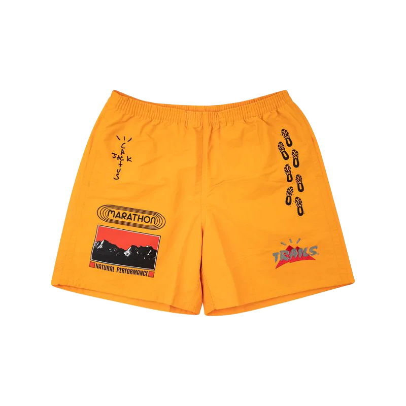 Travis Scott Path Shorts - Gold