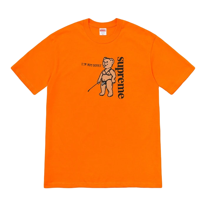 Supreme Not Sorry Tee - Orange Supreme
