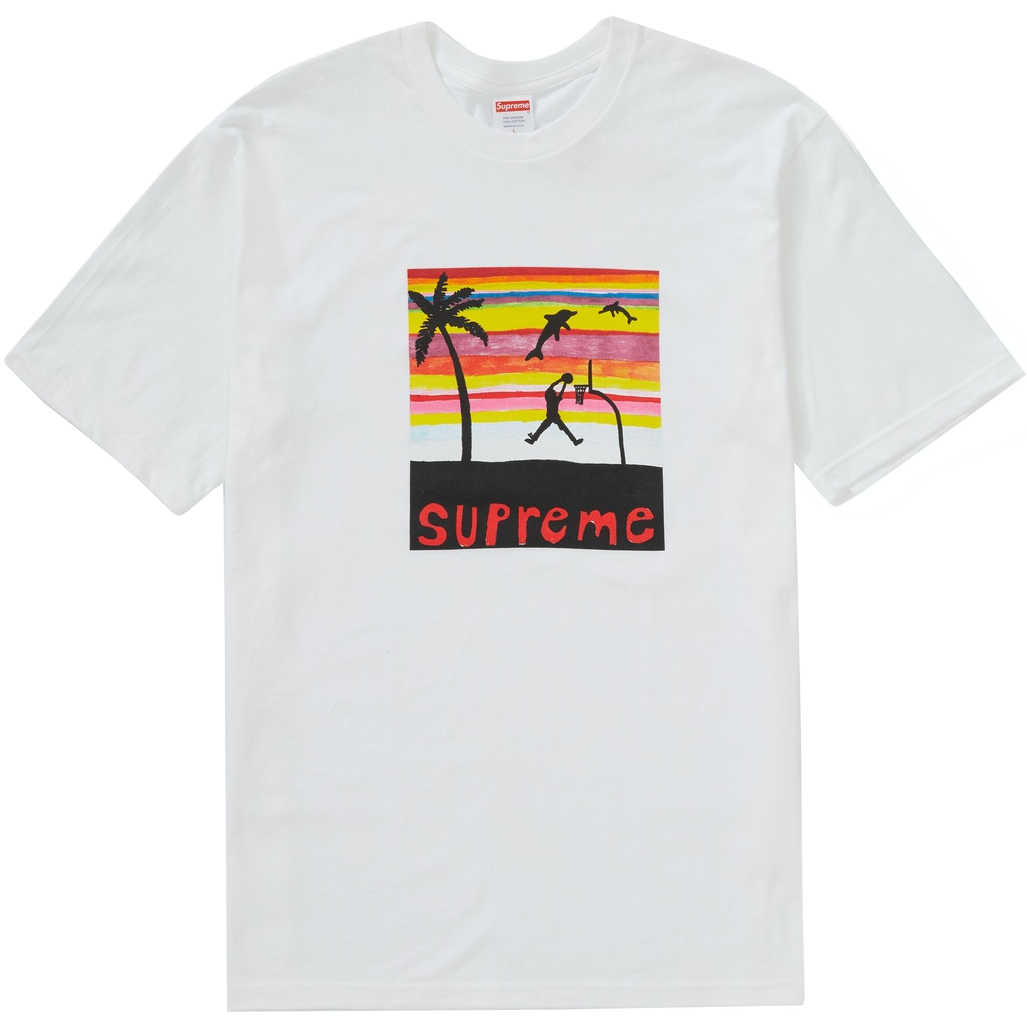 Supreme Dunk Tee - White Supreme