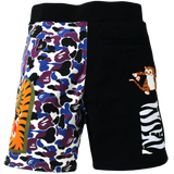 A Bathing Ape HK 15th Anniversary Tiger Shark Short - Black/ HK Camo