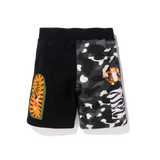 A Bathing Ape City Camo Tiger Shark Sweat Short - Black - Used