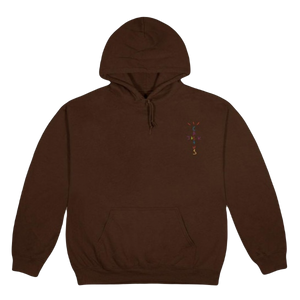 Travis Scott x McDonalds CJ Smile Hoodie - Brown Travis Scott