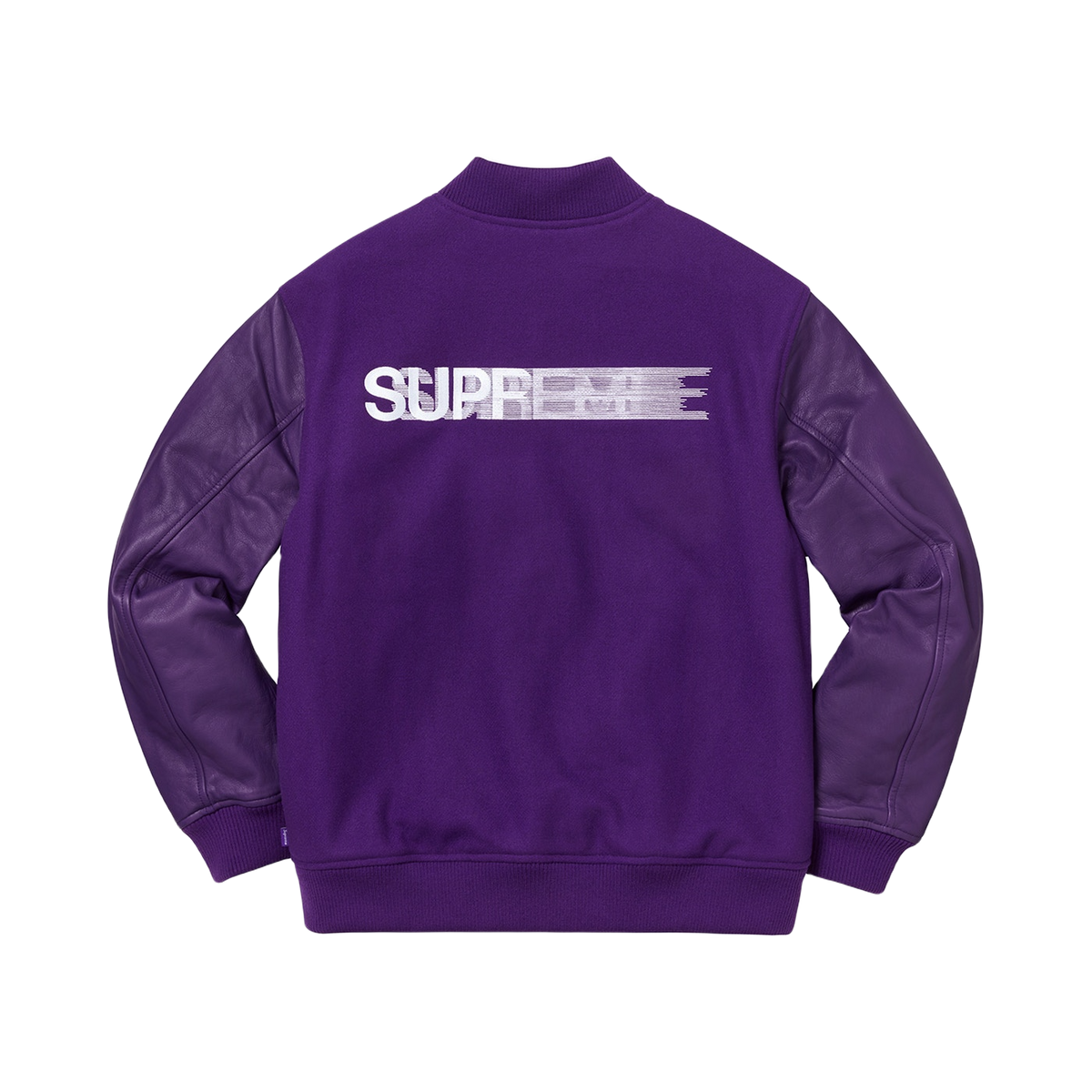 Supreme Motion Logo Varsity Jacket - Purple Supreme