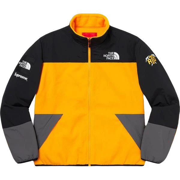 Supreme The North Face RTG Fleece Jacket - Gold Supreme