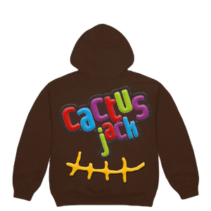 Travis Scott x McDonalds CJ Smile Hoodie - Brown Travis Scott