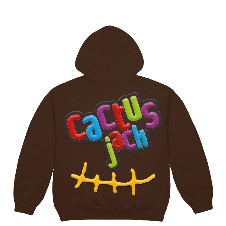 Travis Scott x McDonalds CJ Smile Hoodie - Brown
