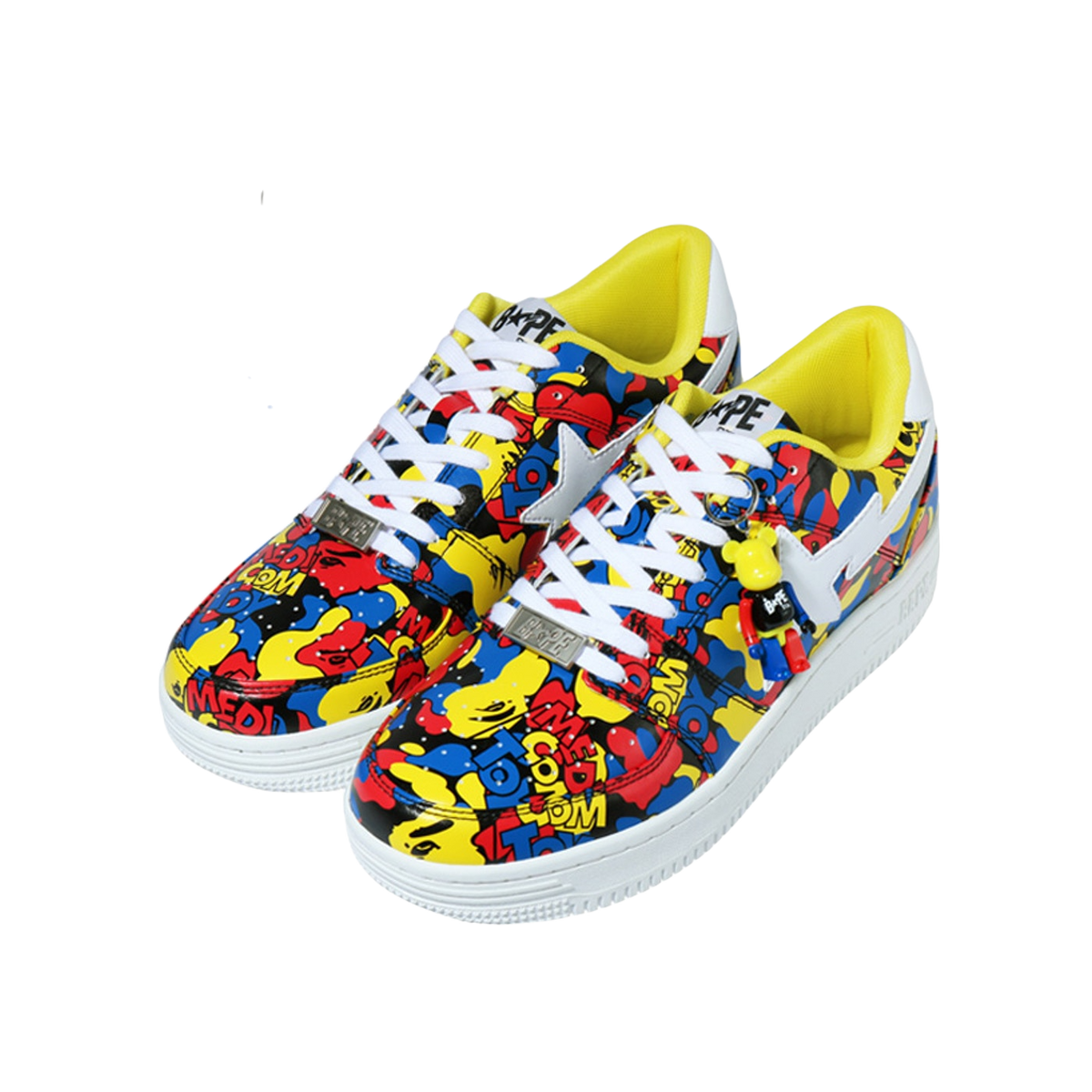 A Bathing Ape Bapesta Low Medicom Toy All Over Camo - Medicom Bape