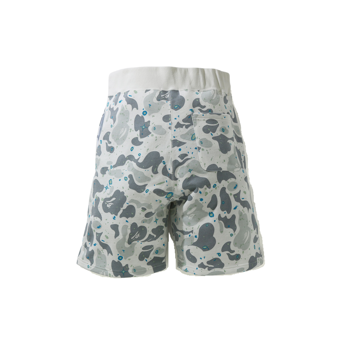 A Bathing Ape Shark Sweat Shorts - Space Camo Bape