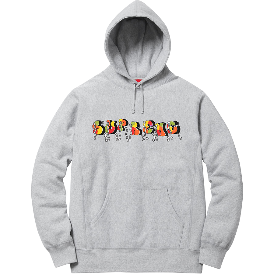 Supreme Blade Whole Car Hooded Sweatshirt - Grey - Used Supreme