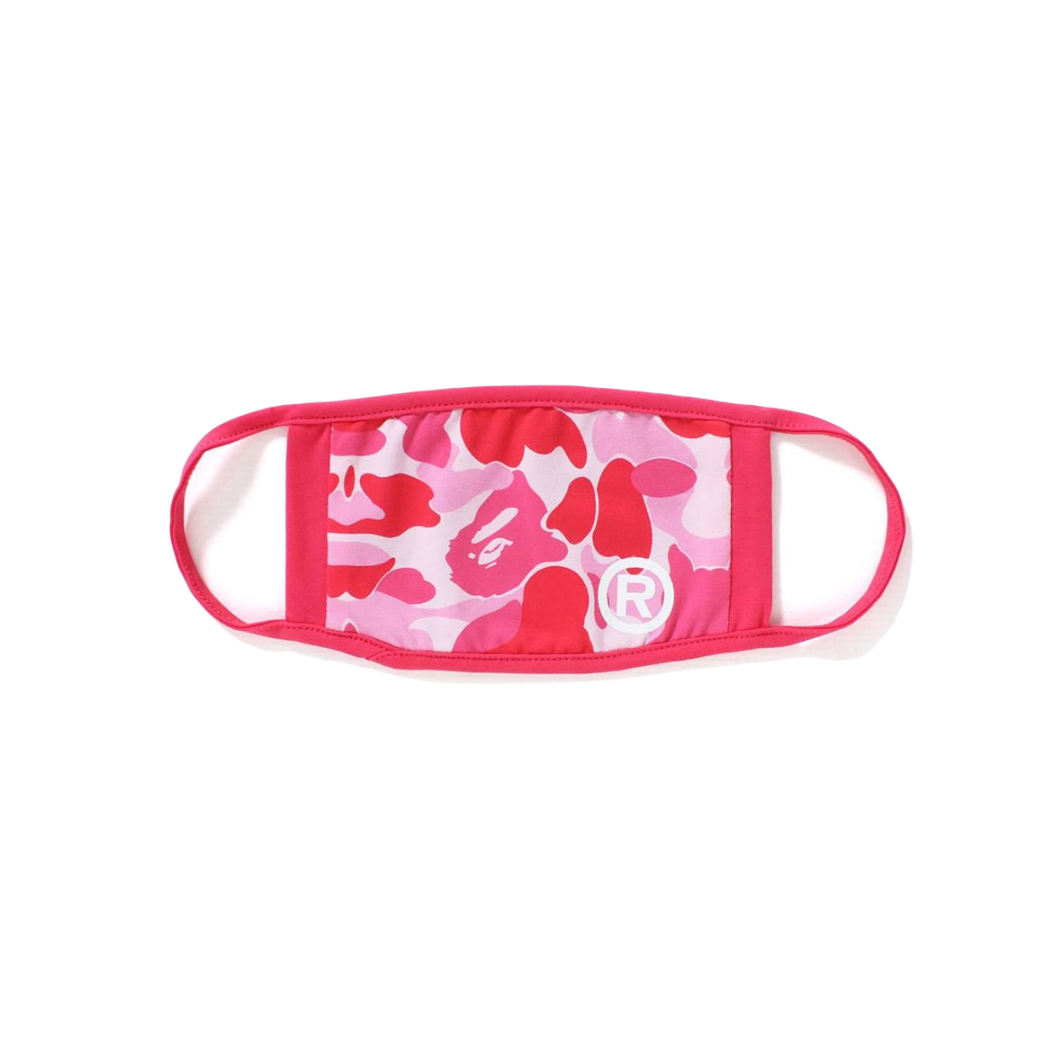 A Bathing Ape ABC Camo Mask - Pink Bape