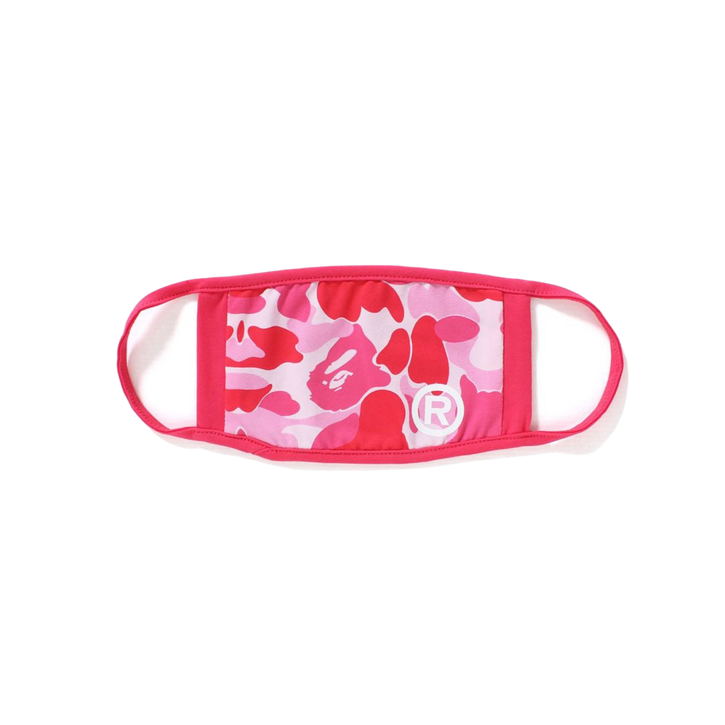 A Bathing Ape ABC Camo Mask - Pink