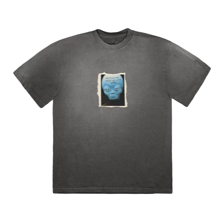 Travis Scott Highest The The Room Alien T-Shirt - Black - Used