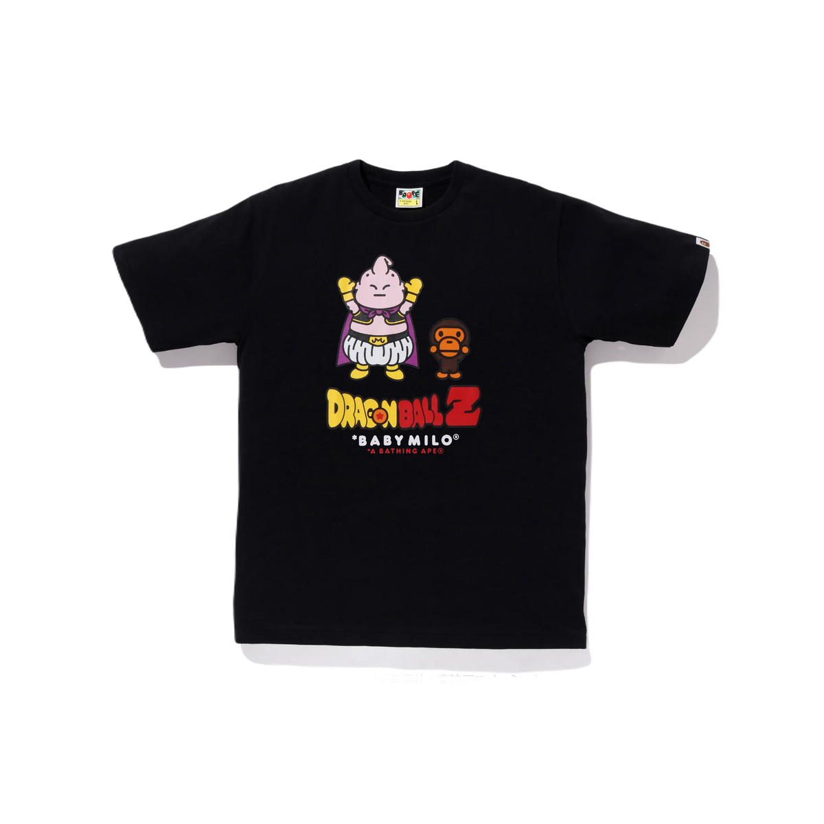 A Bathing Ape X Dragon Ball Z Majin Buu Baby Milo Tee - Black Bape
