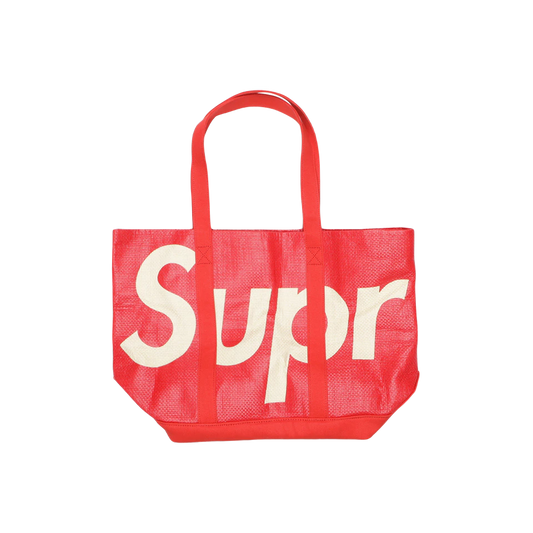 Supreme Raffia Tote - Red Supreme