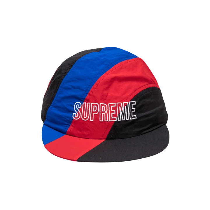 Supreme Diagonal Stripe Nylon Hat - Red Supreme