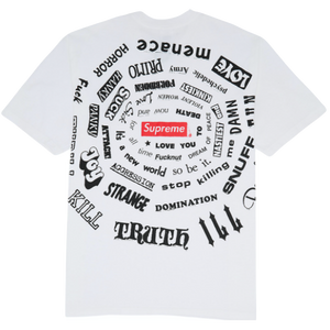 Supreme Spiral Tee - White Supreme