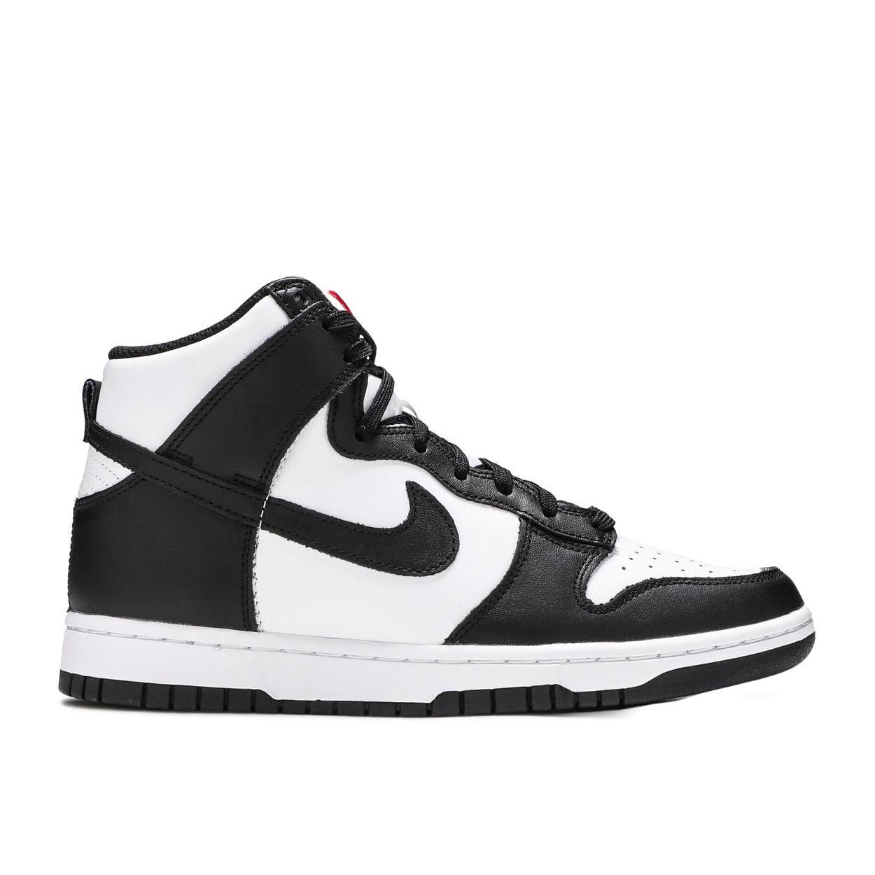 W Nike Dunk High - Black White - Used