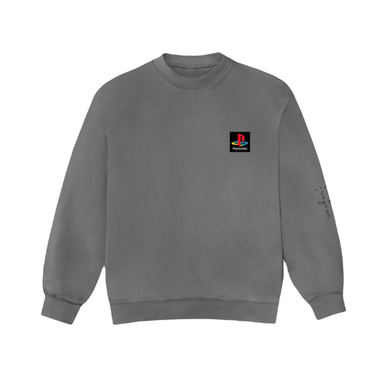 Travis Scott PS Classic Crewneck - Washed Grey