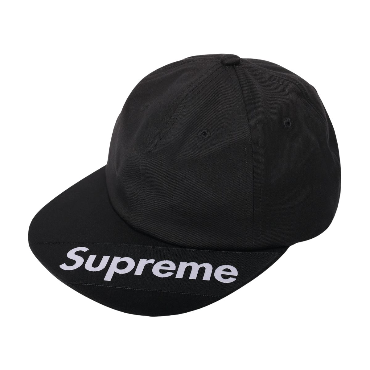 Supreme Visor Label 6-Panel - Black Supreme