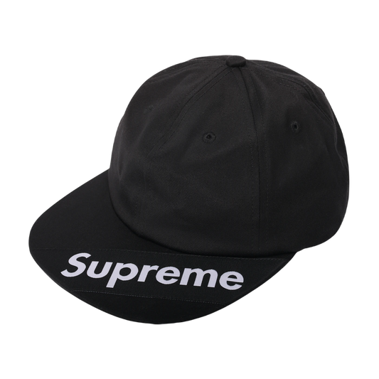 Supreme Visor Label 6-Panel - Black