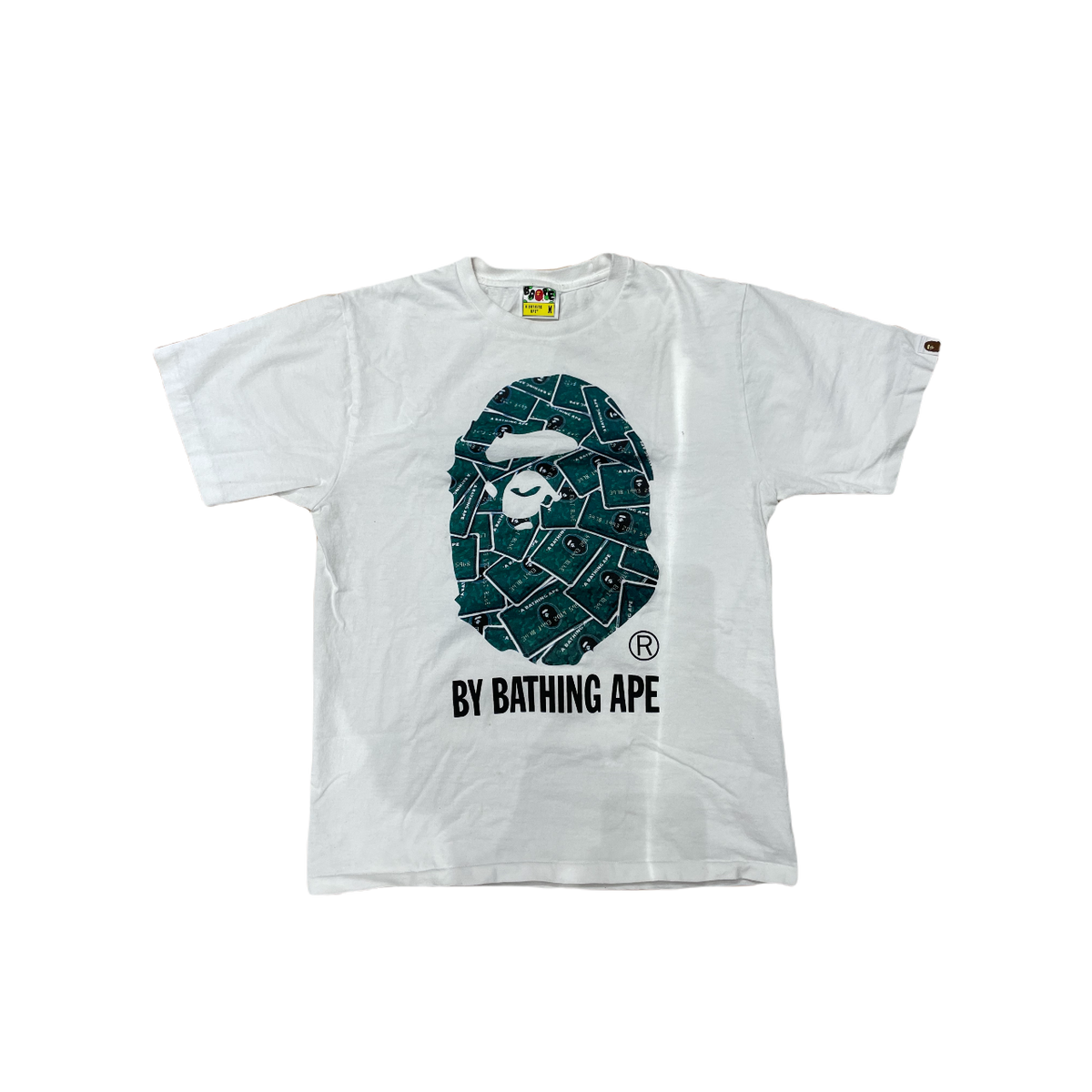 A Bathing Ape Credit Card By Bathing Tee - White (Hong Kong Exclusive) - Used Bape