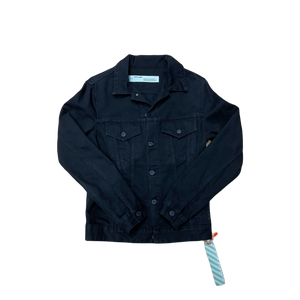 Off-White Industrial Denim Jacket - Black Off-White