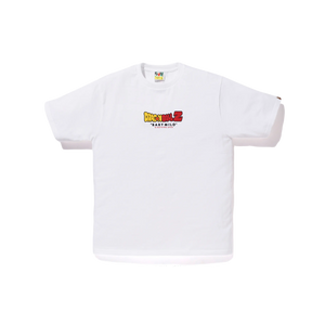 A Bathing Ape X Dragon Ball Z Ape Head Tee - White Bape