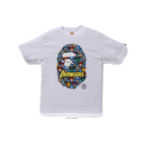 A Bathing Ape x Marvel Avengers Ape Head Tee - White