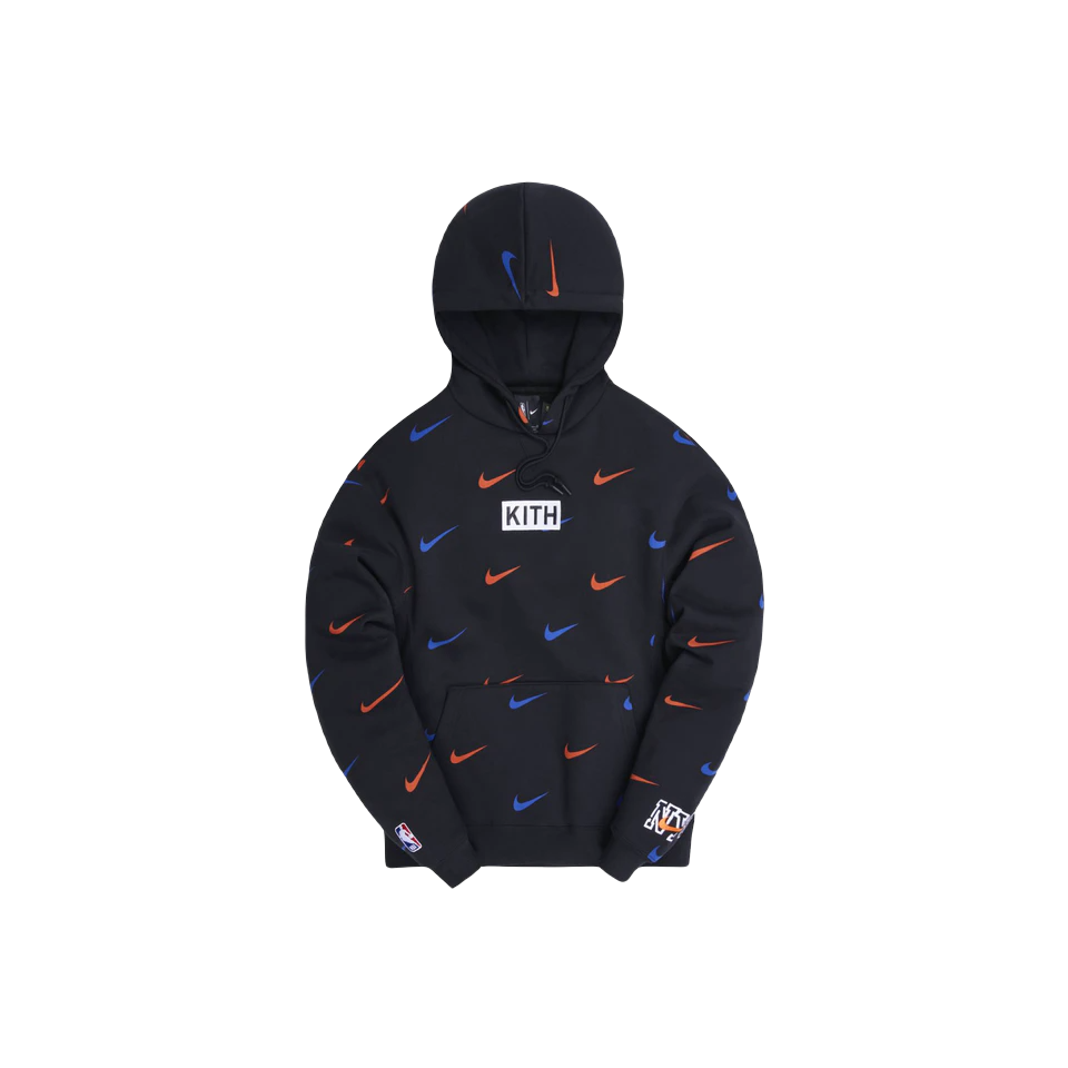 Kith & Nike for New York Knicks AOP Hoodie - Black Kith