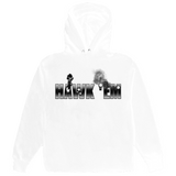 Pop Smoke x VLone Hawk Em Hoodie - White