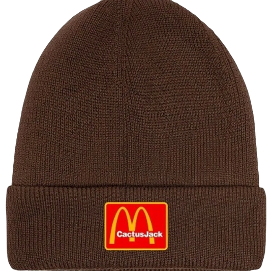 Travis Scott x McDonalds CJ Arches Beanie - Brown