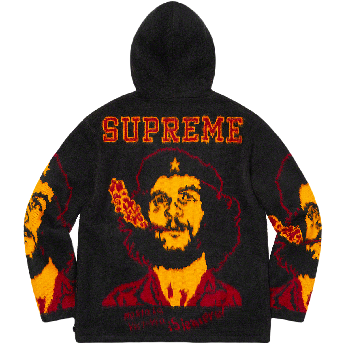 Supreme Che Zip Up Hooded Sweatshirt - Black Supreme