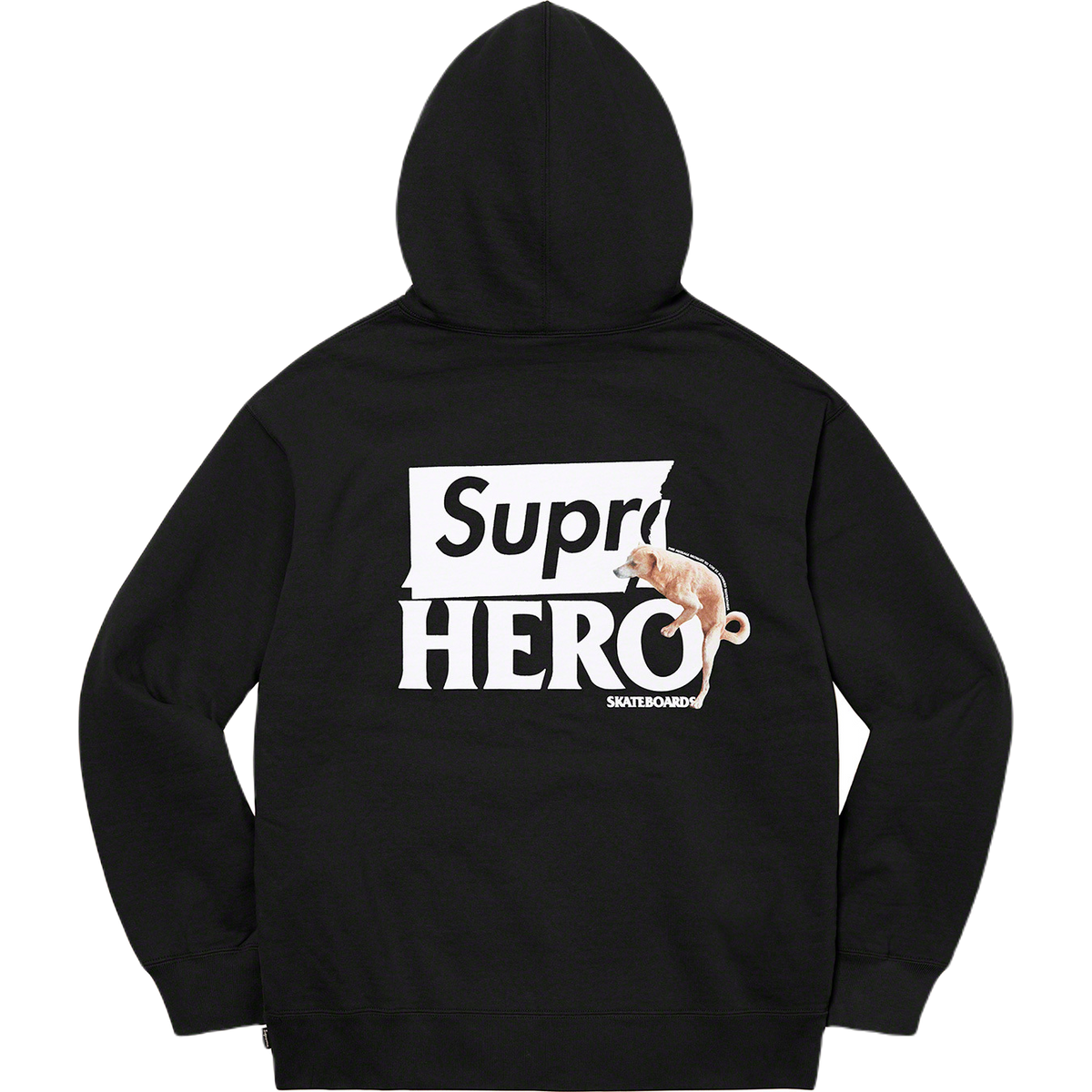 Supreme ANTIHERO Hooded Sweatshirt - Black SS22 - Used Supreme