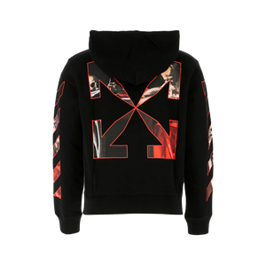 Off-White Caravaggio Slim Hoodie - Black/Red OFF-WHITE