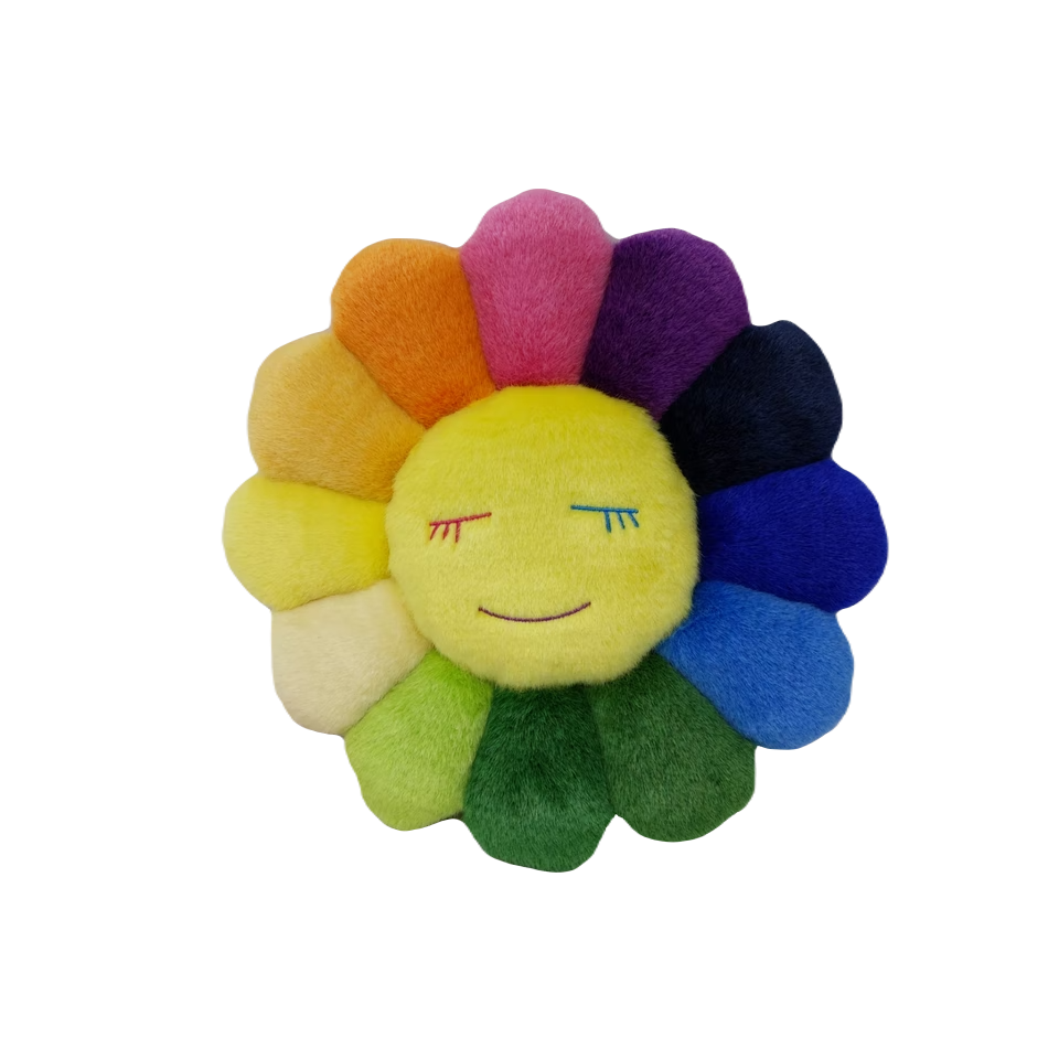 Takashi Murakami Flower Plush MoMA Exclusive (30cm) - Rainbow Takashi Murakami