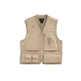 Travis Scott Cactus Jack x Jordan Utility Vest - Khaki/University Red