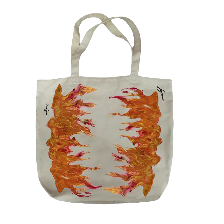 Travis Scott x Cactus Jack For Fragment Tote Bag - Flame Travis Scott