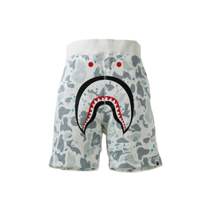 A Bathing Ape Shark Sweat Shorts - Space Camo