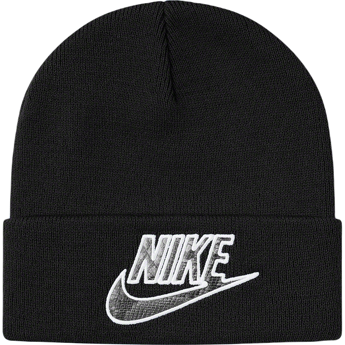 Supreme Nike Snakeskin Beanie - Black Supreme