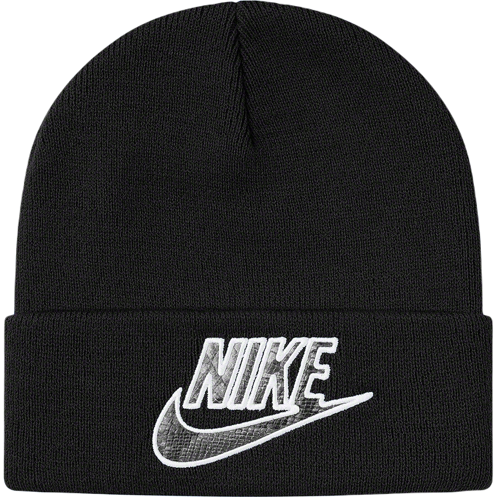 Supreme Nike Snakeskin Beanie - Black