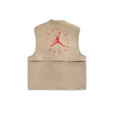 Travis Scott Cactus Jack x Jordan Utility Vest - Khaki/University Red