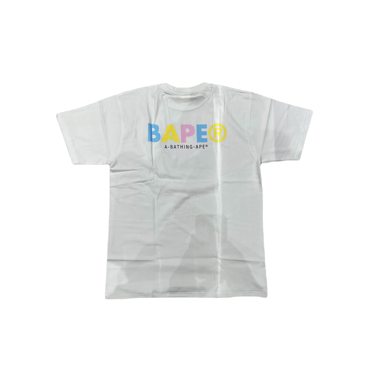 A Bathing Ape New Multi Camo Tee - White Bape