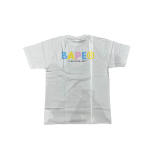 A Bathing Ape New Multi Camo Tee - White Bape