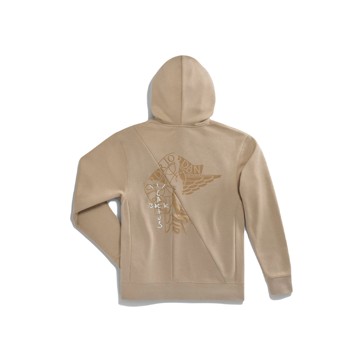 Travis Scott Cactus Jack x Jordan Pullover Hoodie - Khaki - Used Travis Scott