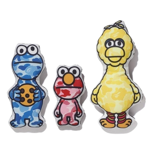 A Bathing Ape x Sesame Street Plush Toy Set