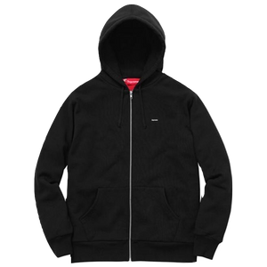 Supreme Small Box Logo Zip Up Sweatshirt - Black
