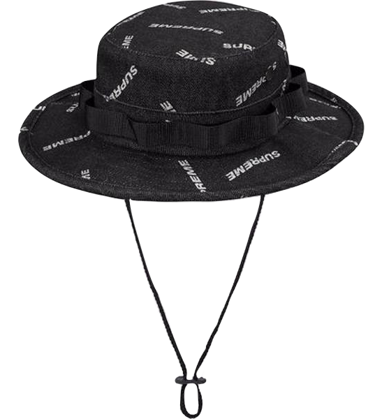 Supreme Denim Logo Boonie