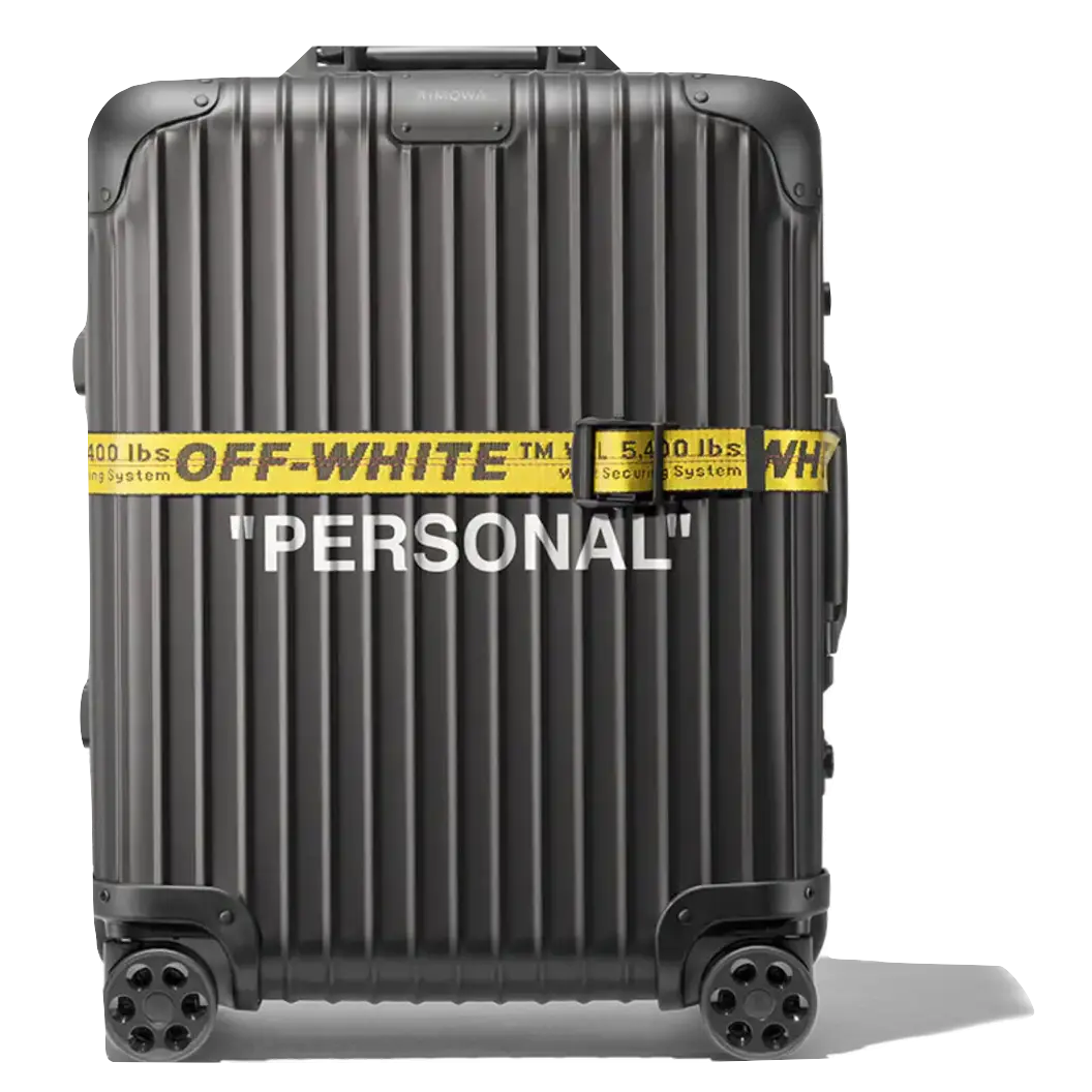 OFF-WHITE Rimowa Personal Belongings 49L Case - Black - Used OFF-WHITE